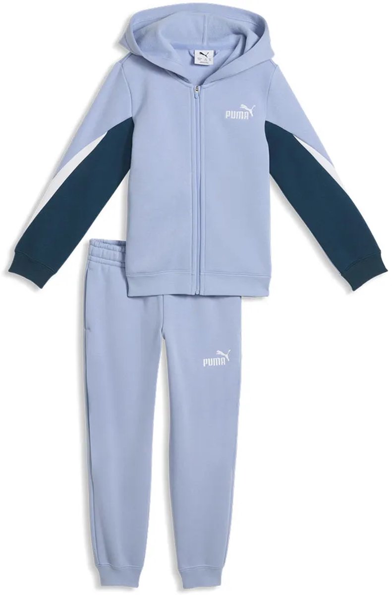 Puma Essential Block Trainingspak 6-7 Years Kinderen Blauw