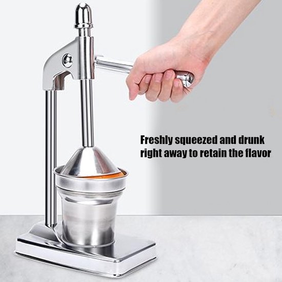 Handsapcentrifuge - Citruspers - Sap Maken - Roestvrij Staal - 159 x 194 x 159 cm - Zilver — afbeelding 4