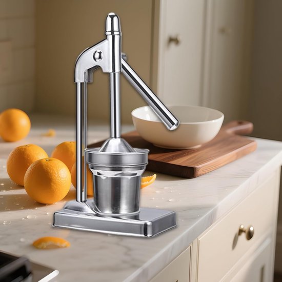 Handsapcentrifuge - Citruspers - Sap Maken - Roestvrij Staal - 159 x 194 x 159 cm - Zilver — afbeelding 2