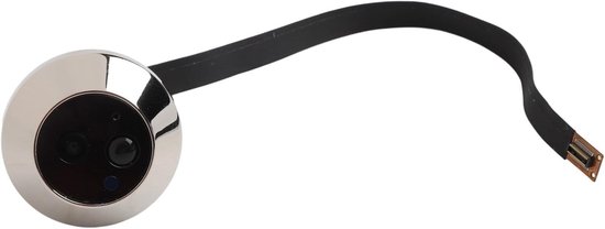 Digitale Deurcamera - Spioncamera Deur - Veiligheid Thuis - 1080P Groothoeklens - 4.3 Inch Scherm - Zilver — afbeelding 4