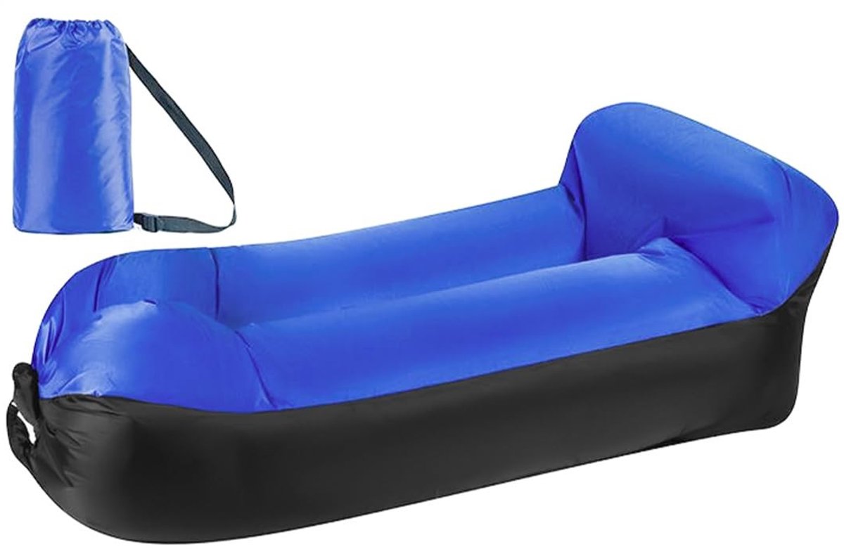 Dailygoods- Opblaasbare Sofa Lichtgewicht - Draagbare Camping Sofa - 190x70x50 cm - Antislip - Geschikt voor Strand/ zwembad - 210D Oxford-doek - Luchtbank