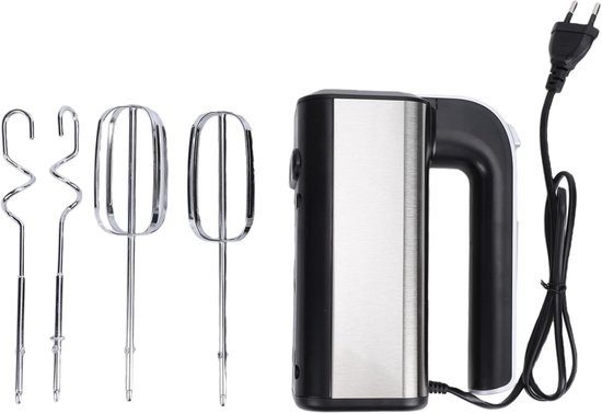 Elektrische Handmixer - Draadloze Mixer - Bakken en Mixen - 7 Snelheden Instelbaar - 21 x 20.5 x 9.5 cm — afbeelding 5