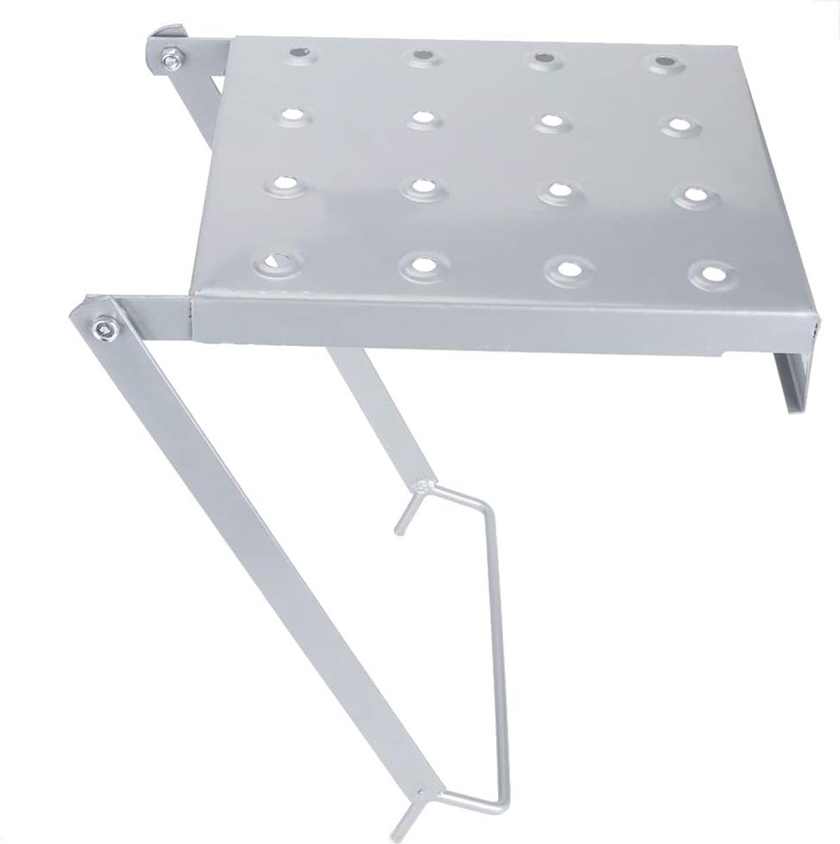 Antislip Werkplatform - Multifunctionele Steiger - Veilig Klussen - Met Antislip Textuur - 265B x 435H cm - Zilver