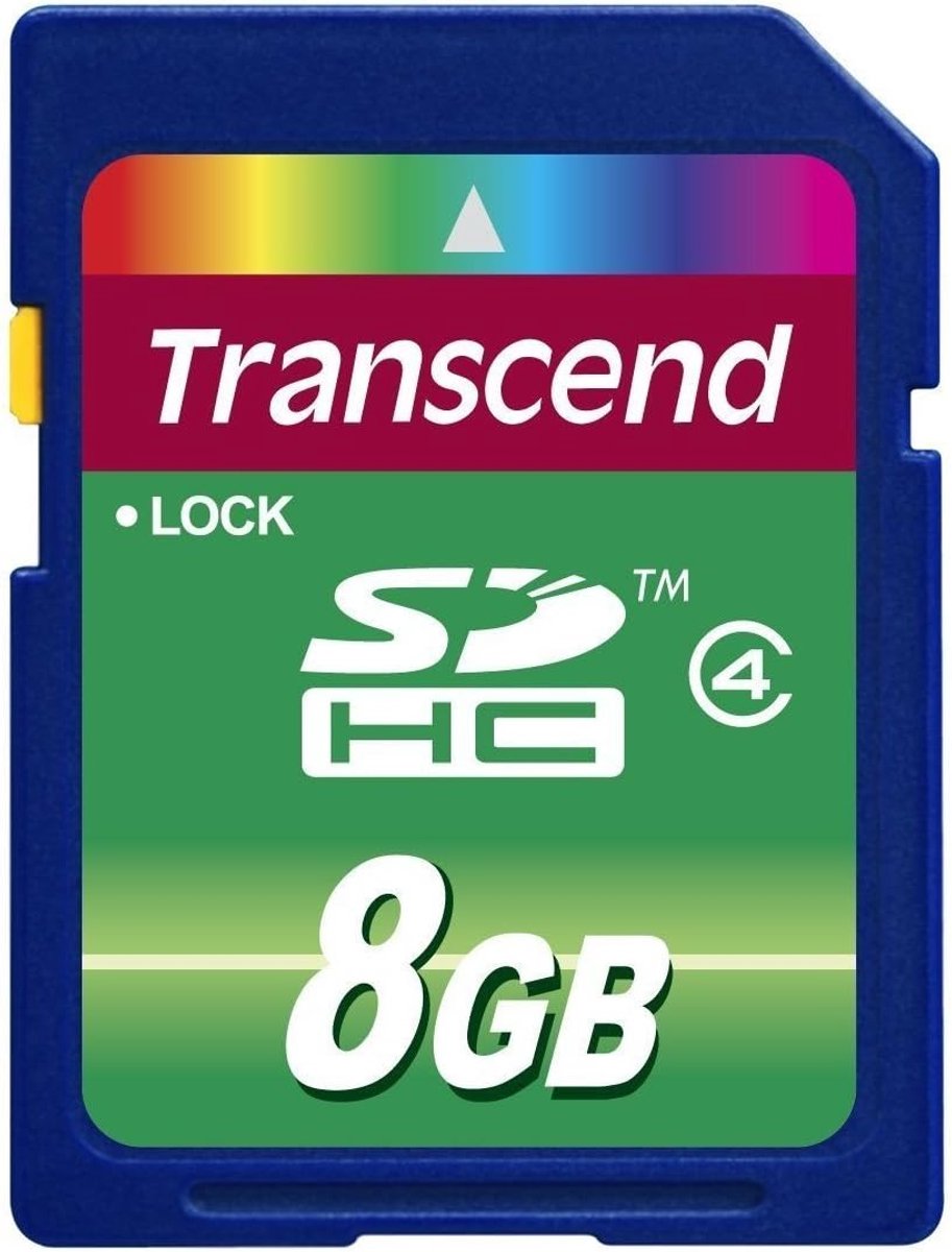 Geheugenkaart - SDHC kaart - Foto's Opslaan - Klasse 4 Snelheid - 8 GB - Zwart