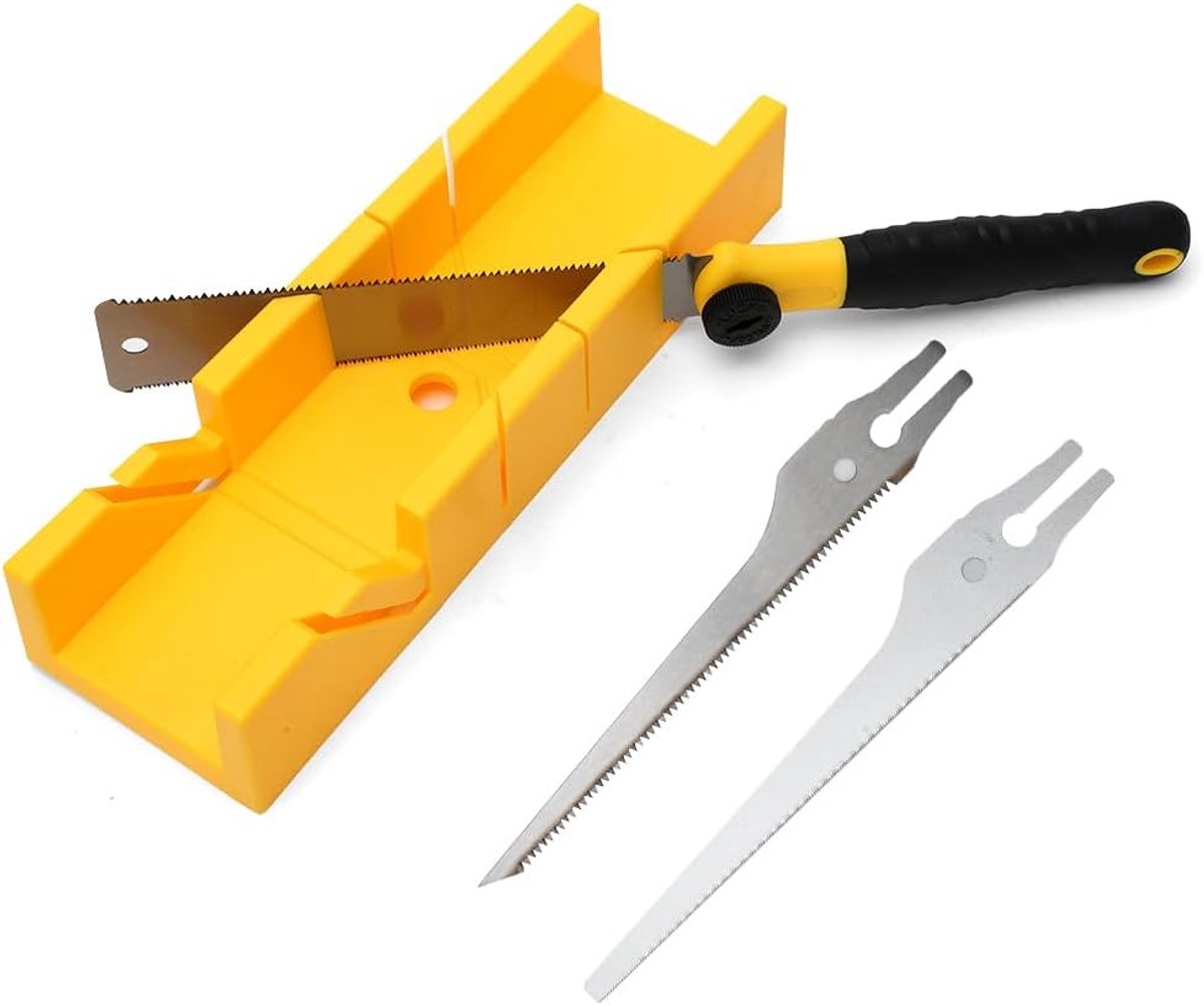 Mitrebak met Japanse zaagset - Precisie 45°/90°/135° zaagsneden - Compact 4-in-1 gereedschap - ShopVlot