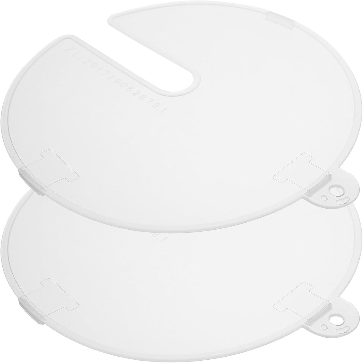 BESPORTBLE 2-piece splash guard, mixing bowl, anti-splash lid made of food-safe material, installation suitable for - ShopVlot