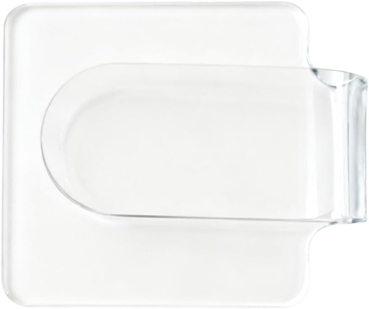 SnelShoppen - Acrylaat Make-up Mengpalet - Professioneel Palet voor Foundation, Cosmetica en Nagelkunst - Duurzaam, Herbruikbaar, 77 x 60 mm - Perfect