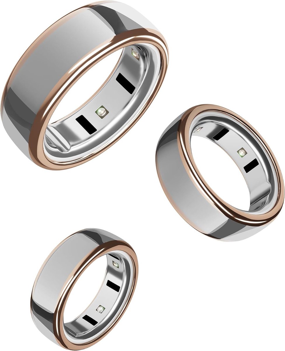 3 stuks ringhoezen compatibel met Oura Ring 4 & Oura Ring Gen 3 Horizon/Heritage, ultradunne transparante TPU-beschermhoes, opladen met hoes mogelijk -G/R/S