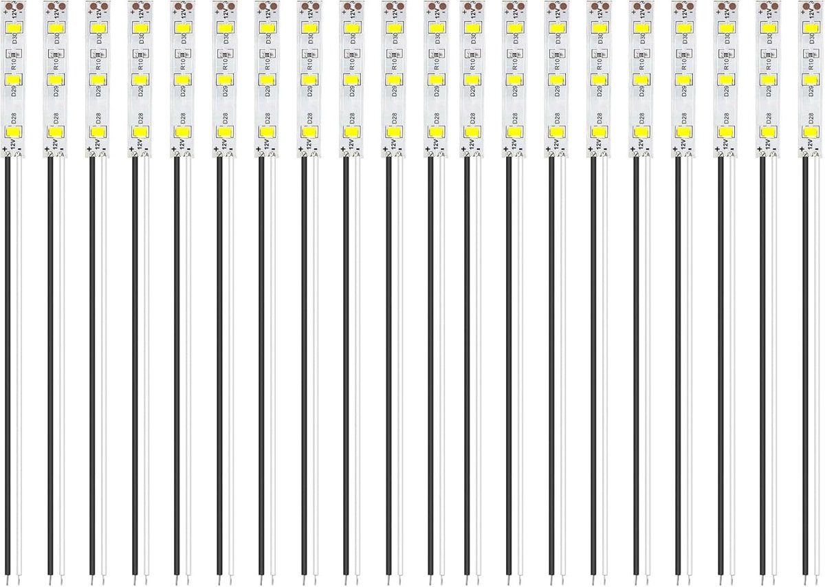 Ledstrips, 2335 SMD LED, 12-18V strips, modelbouw led-verlichting, wit