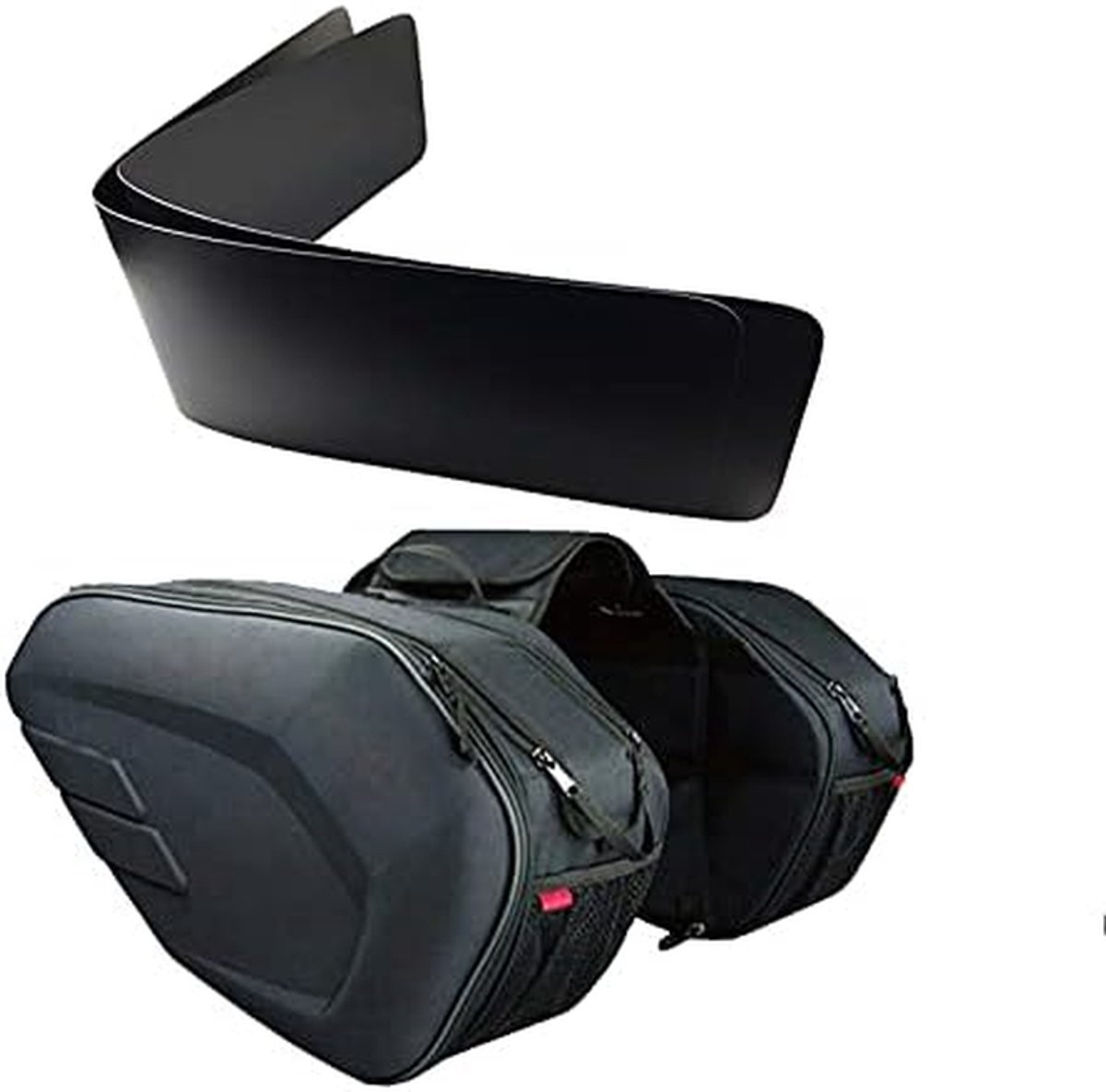 Motorfiets Zadeltas - Motorfiets Bagage - Motorrijden - Waterdicht Materiaal - 1 Kilogram - Zwart