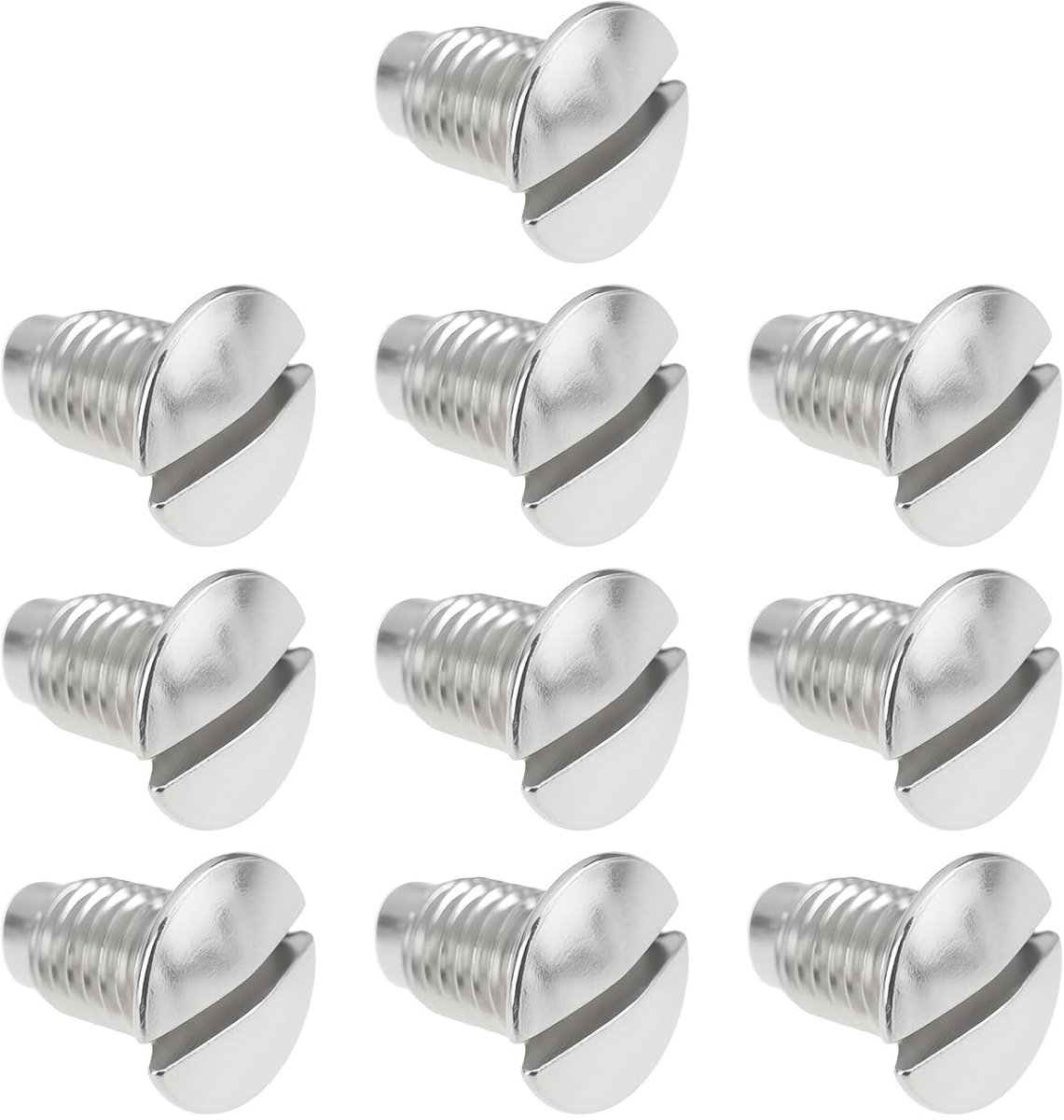 Naaldplaatschroeven voor naaimachines, 10 stuks, 681009008, 681009101, compatibel met de meeste basisnaaimachines