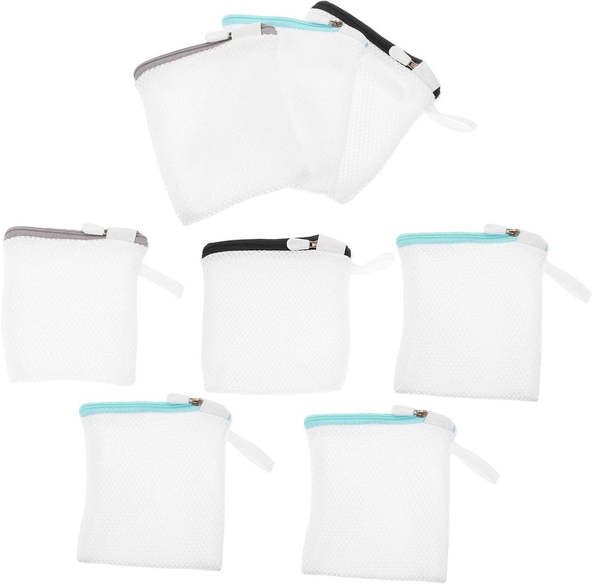 Waszak Set - Mesh Zakken - Kleding Wassen - Beschermt Delicaat Textiel - 8 Stuks - Diverse Kleuren