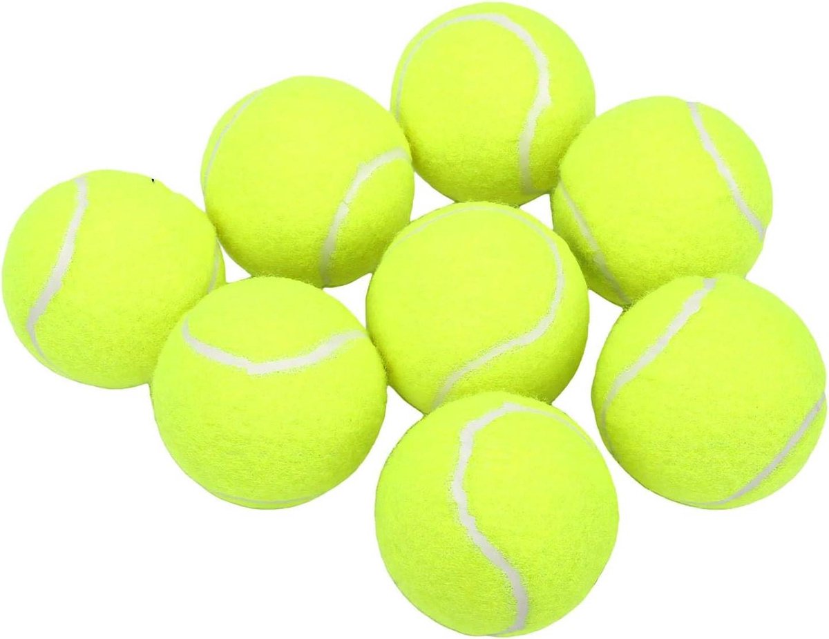 Fietsrocker Tennisballen - Stabilisator Pads - Geluidsarme Training - Vloerbescherming - 8 stuks - Grijs