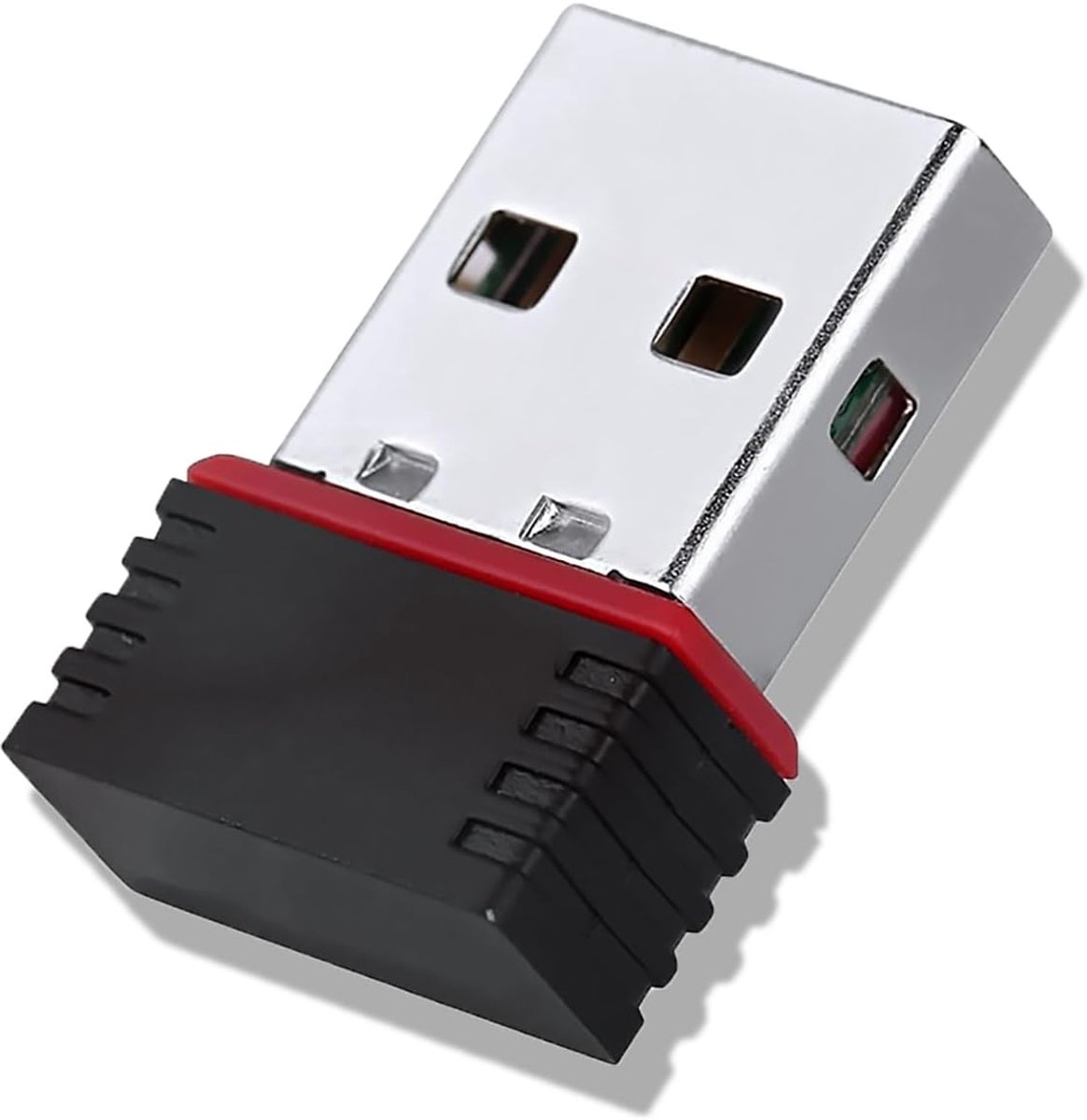 SnelShoppen - USB WiFi Stick 300 Mbps Hoge Snelheid, WLAN USB-adapter voor PC/Laptop/Smart TV, Dual-Mode Ontvanger/AP, WPA2 Beveiliging, Plug & Play,