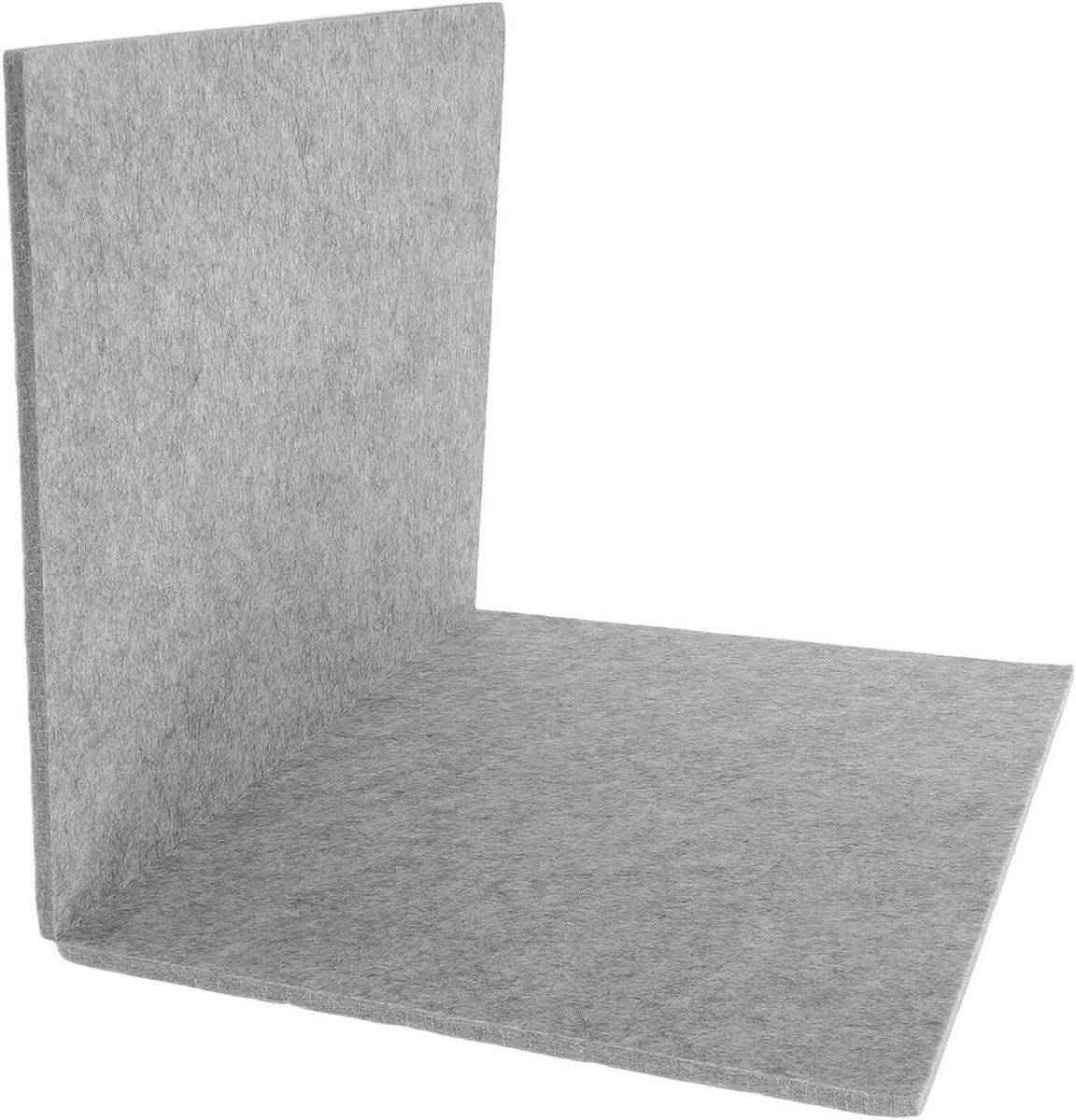 Puzzelmat Vilt - Puzzelbord Opvouwbaar - Stil Puzzelen - Antislip Ondergrond - 60x40 cm - Lichtgrijs