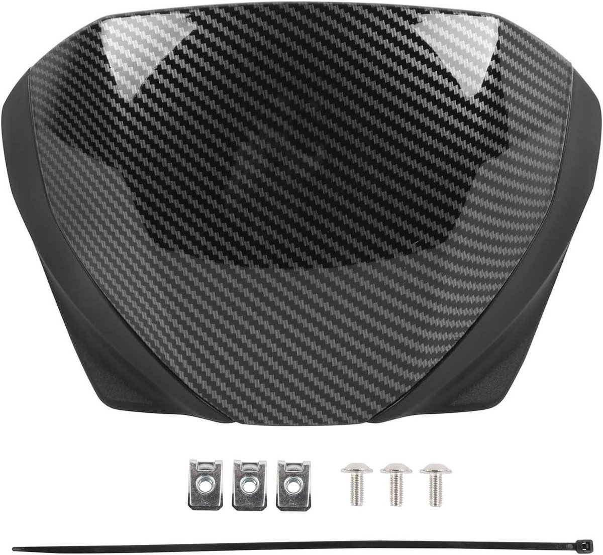 Motorfiets Windscherm - Voorruit Deflector - Comfortabel Rijden - Verbetert Rijervaring - Niet gespecificeerd - Carbon Fiber look