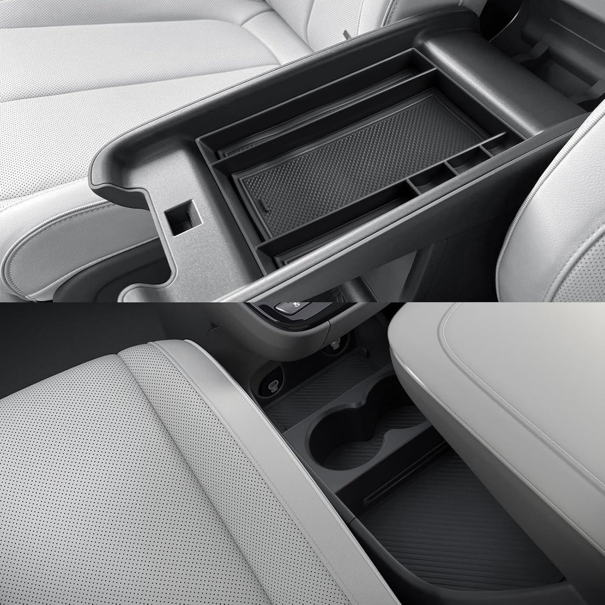 SnelShoppen - Center Console Organizer en Armsteun Opbergbox voor Hyundai Ioniq 5 2025 2026 - 2 Stuks, Ruimtebesparend, Handig en Duurzaam, Auto Acces