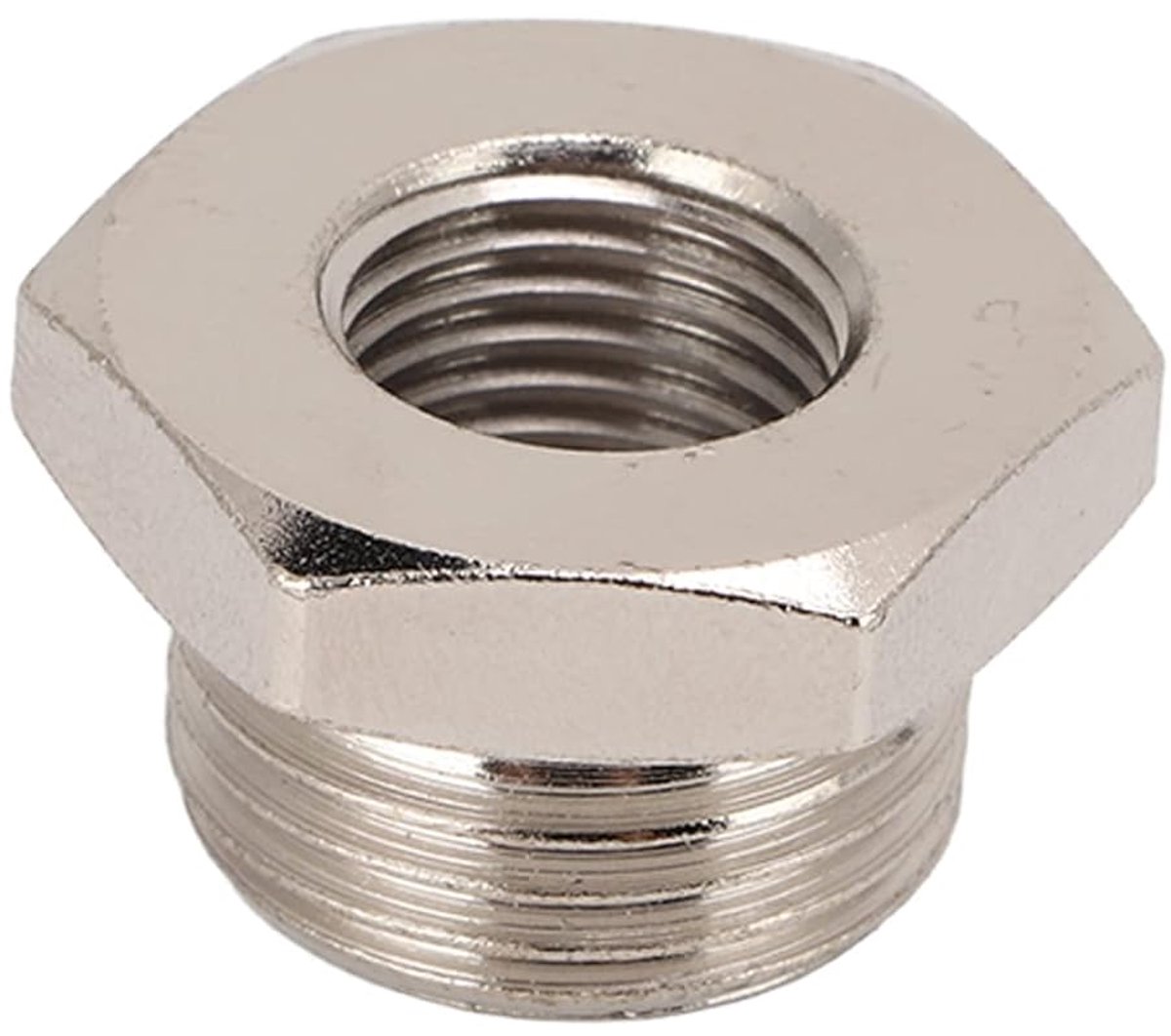SnelShoppen - O2 Sensor Adapter M18x1.5 M12x1.25 Draad - Zuurstofsensor Plug Metaal - Auto Accessoire met Pakking - Hoogwaardige IJzer Materiaal