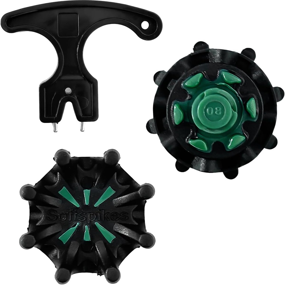 Golfschoennoppen 15 stuks - rubber - schroefdraad - eenvoudig te vervangen - ShopVlot