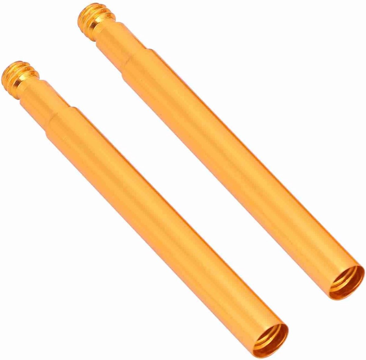 2 stuks fietsventielverlenger 60 mm fiets presta ventielverlenger binnenband ventielen uitbreiding (goud)-Verlengventiel