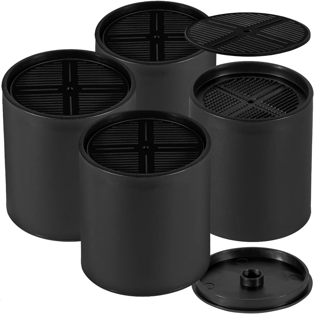 4-delig meubelverhoger, zwaar gebruik, bedlift, in hoogte verstelbaar, tafel, stoel, bankverhoger, antislip meubelverhogingspads (25 cm)