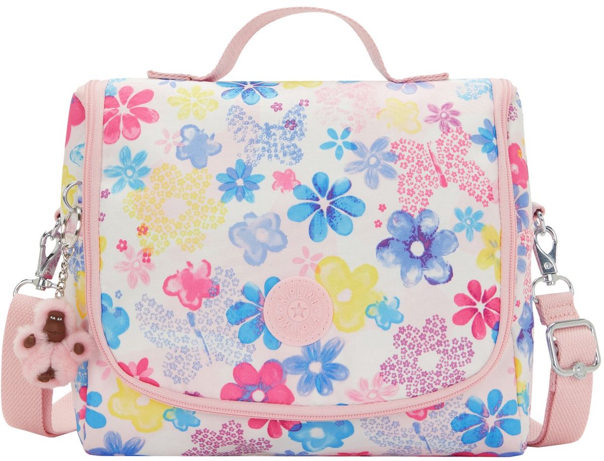 Kipling New Kichirou Crossbody Schoudertas flower stamp