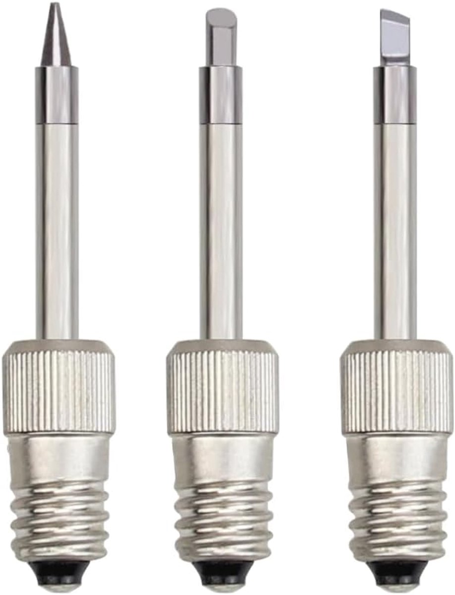 Beitel-soldeerpunt, Hoefijzer Soldeerpunt, Geschikt voor FROGBRO Accu-soldeerbout, Model: LD006A TIPS-3, 3 Stuks