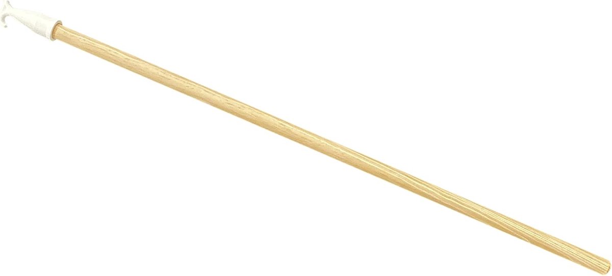 Roto Trap trekstang compleet 1050 mm lang trekstang in materiaal hout bedieningsstaaf voor vloertrap Cadet 3 norm en bodemtrap Esca 11 ISO-RC
