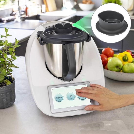 Maatbeker voor Thermomix TM6 TM5, Food Grade Blender Koken Maatbeker met Schaal Compatibel met TM6/TM5 Thermomix Vervangende Accessoires, Vaatwasser Veiligheid — afbeelding 4