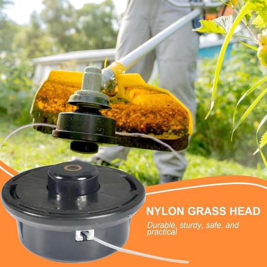 draadkop M10x1,25 links met tipautomaat, maaikop, draadkop, grastrimmer kop, dubbele draadkop, draadspoel, nylondraad voor benzine bosmaaier, vrijsnijder — afbeelding 3