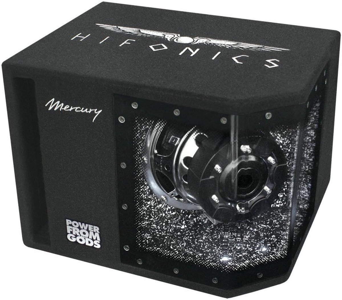 SnelShoppen - Hifonics MR8BP Vooraf Geplaatste Subwoofer 300W met Hoog Geluidsniveau, Ideaal voor Feest, Auto, Tuin en Meer