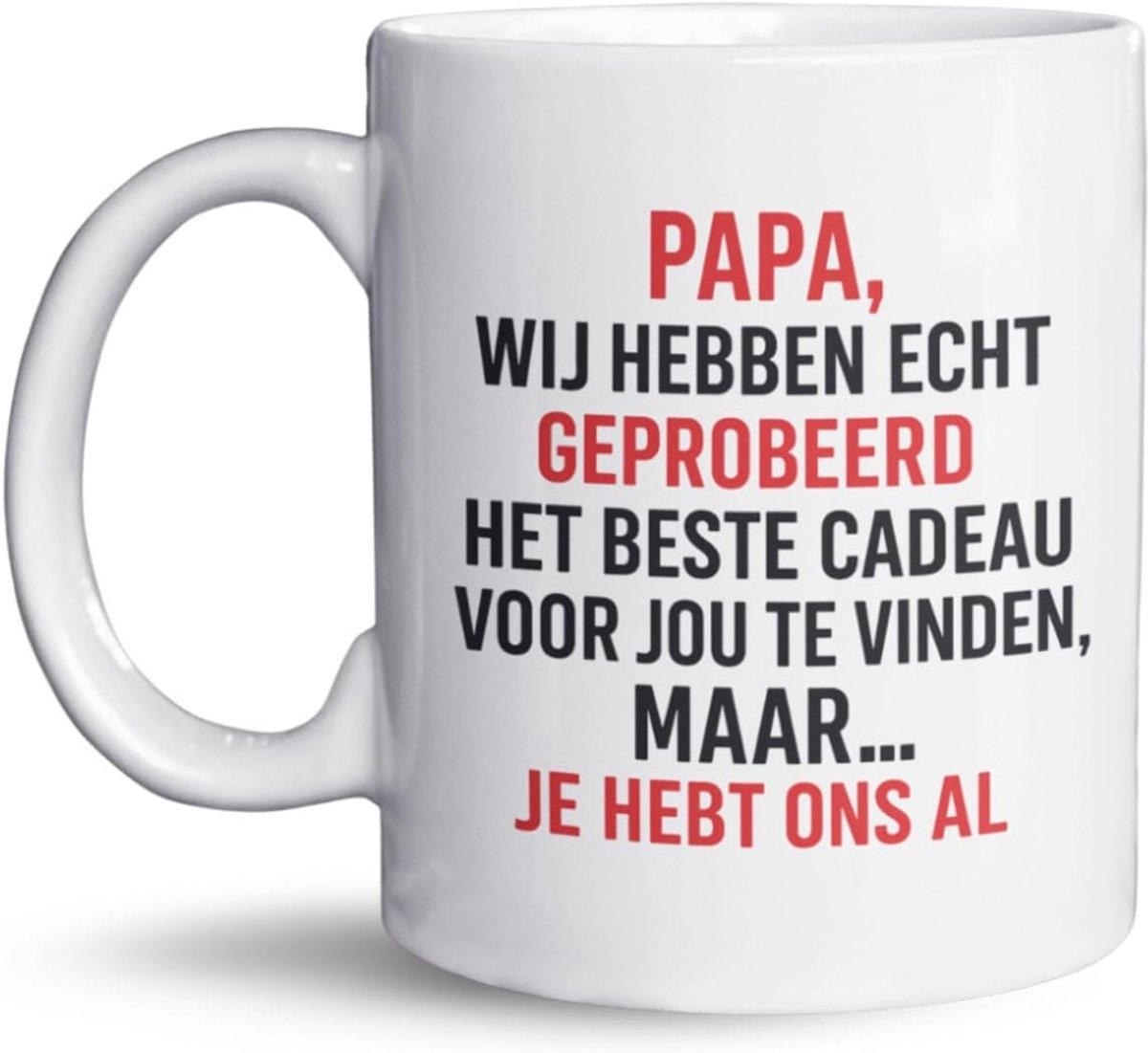 Mok – Papa, we hebben het geprobeerd – Leuk cadeau van kinderen – 325