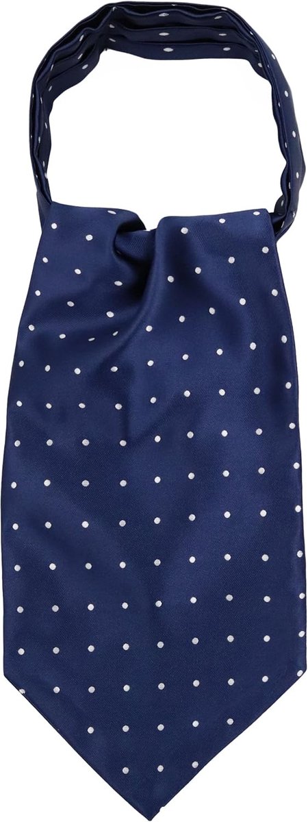 Ascotstropdas Ascot Tie Stropdassjaal Sjaal Cravat Ties Eenvoudig Chic voor Gentleman Gestippeld Paisley Eenkleurig Bloemmotief