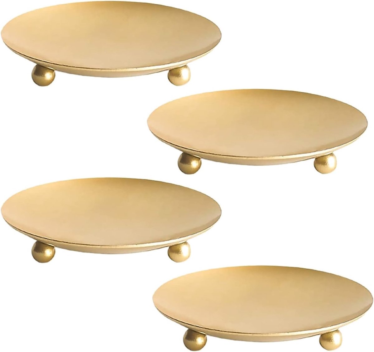 Cadeauhouder 7 cm - goud - ijzer - stijlvolle decoratie voor kaarsen - ShopVlot