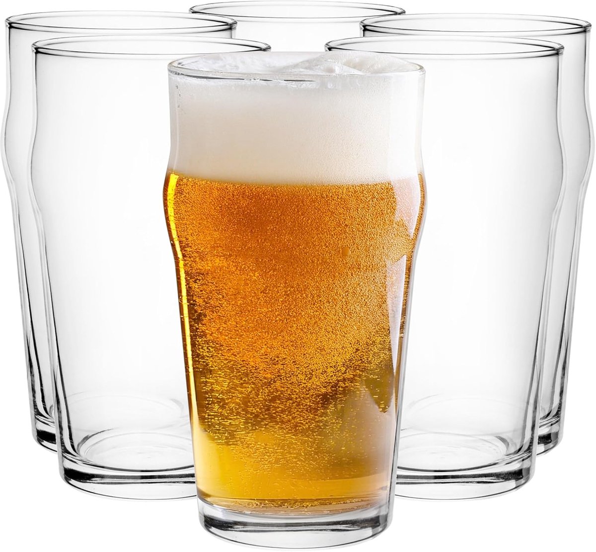 Krosno Wijnglas 0,58 L Rode Wijn Wijnglazen Set Glazen Rode Wijn Witte Kelkglas Glas Vaatwasmachinebestendig Transparant 6 X 580 Ml