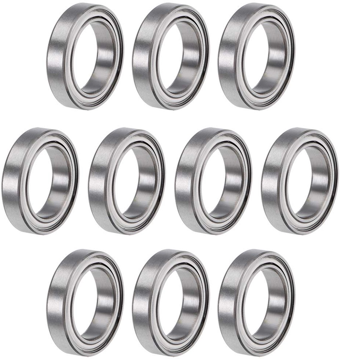 Lagers 6701ZZ Z2 12 mm x 18 mm x 4 mm dubbel afgeschermd chroomstaal