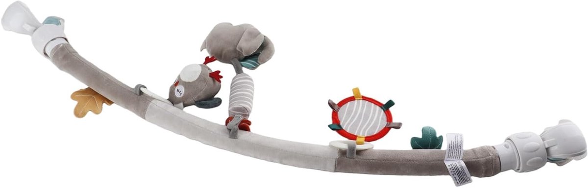 Kinderwagenboog Speelgoed - Baby Mobiel Activiteit - Stimuleert Zintuigen - Eenvoudig te Installeren - 35 x 23 x 7 cm