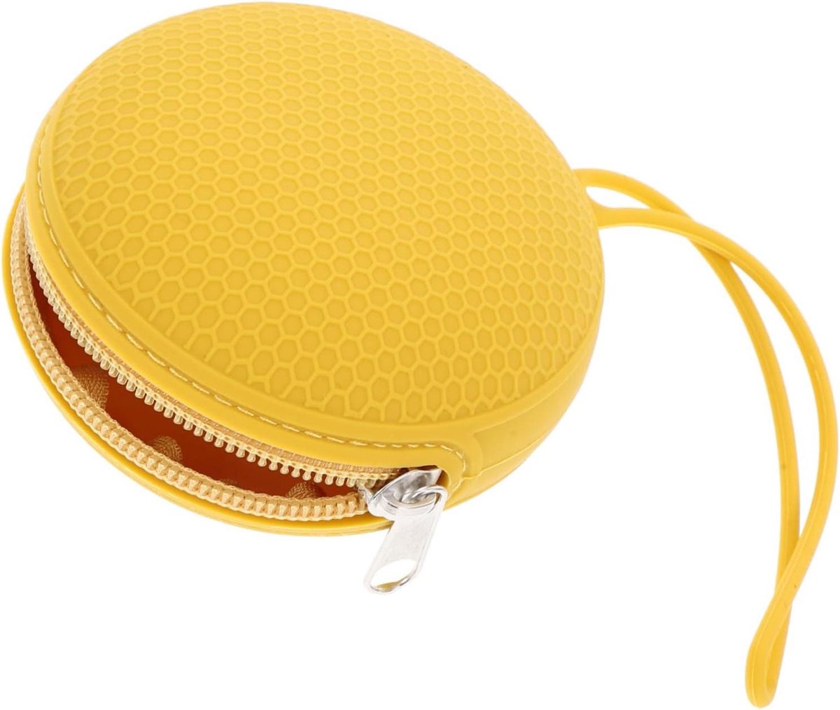 Menstruatiecup Opbergtas - Menstruatiecup Houder - Hygiënisch Opbergen - Herbruikbaar Siliconen Materiaal - 20.5 x 9.2 x 4.5 cm - Geel