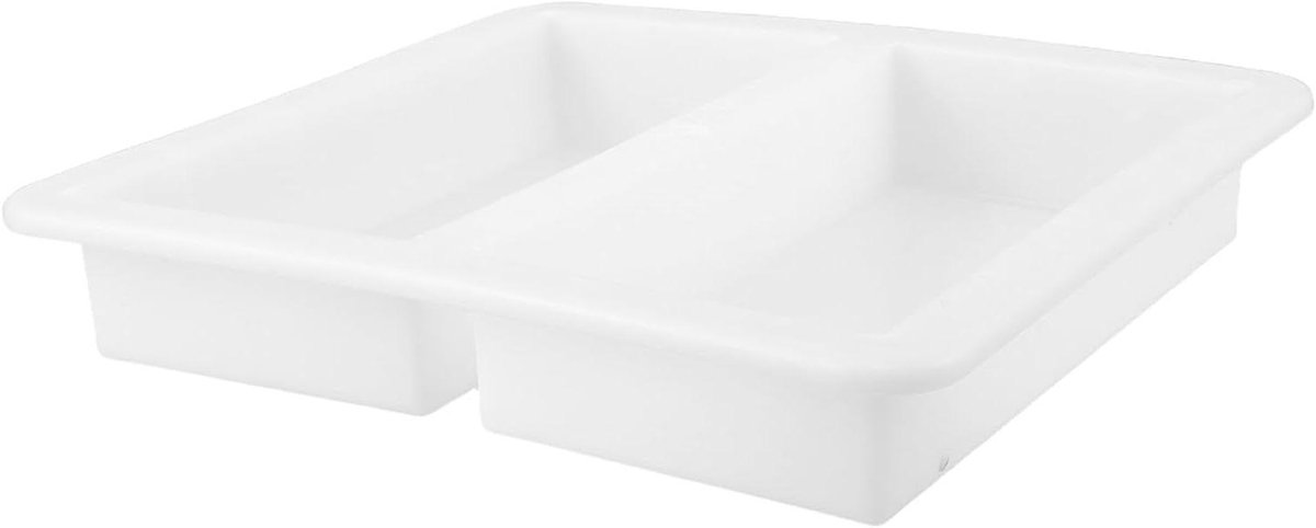 Beton Mal - Bestratingsmal Tuinpad - Tuinpaden Aanleggen - Herbruikbaar Ontwerp - 30.20X28.00X5.00CM - Wit