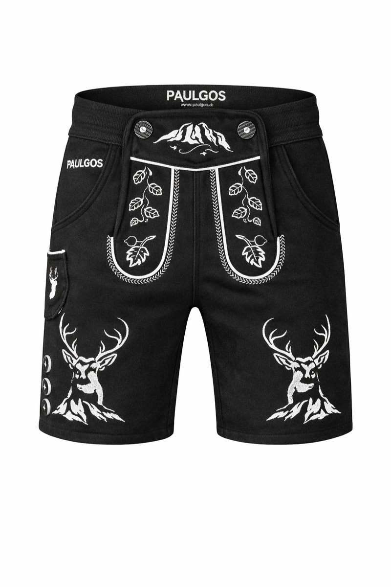 PAULGOS Traditionele Joggingbroek voor Heren - Design: Traditionele Leren Broek - JOK4 - Verkrijgbaar in 3 kleuren - Maten S - 5XL