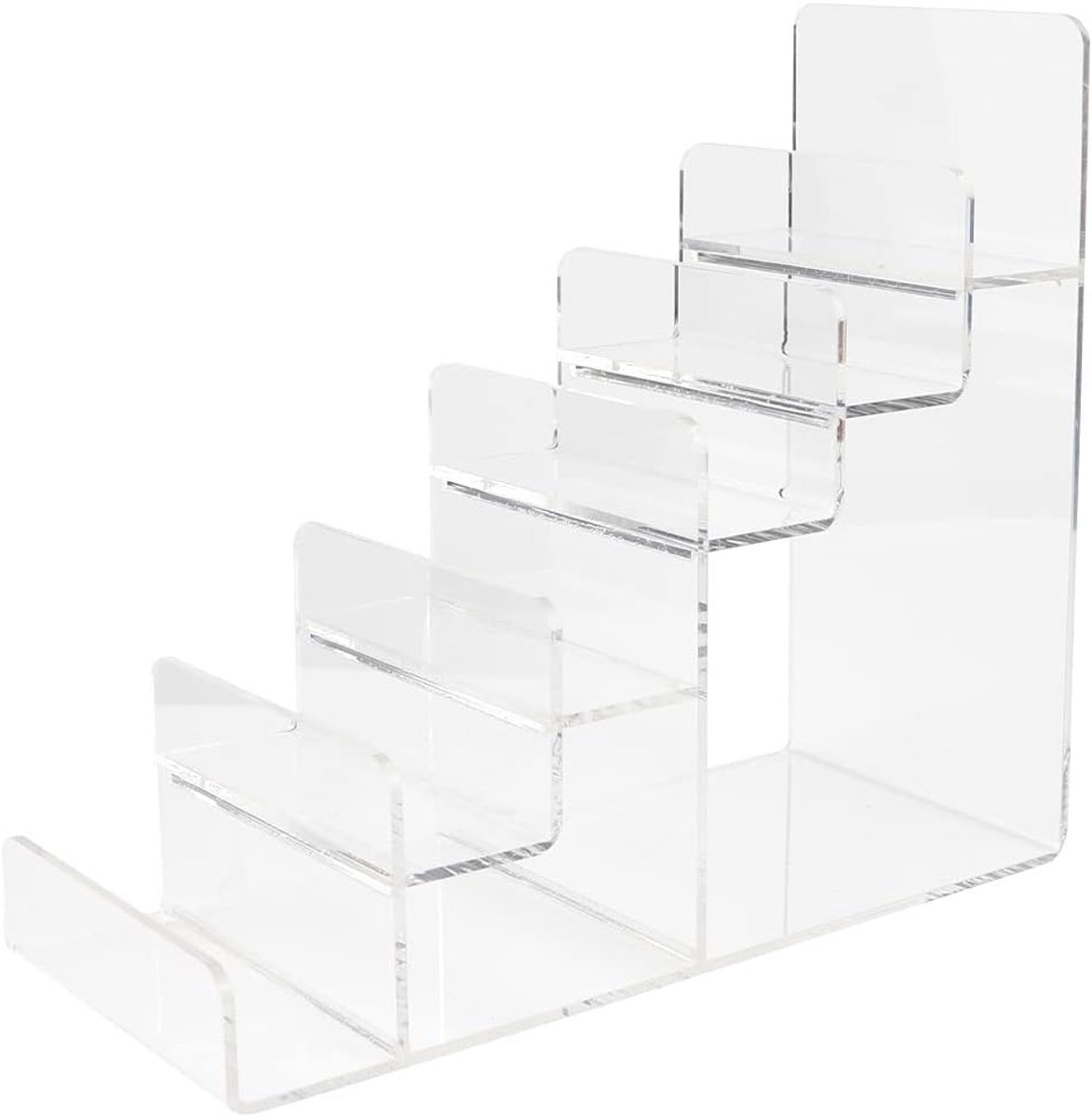 FERCAISH Clear Acrylic Display Stand, Cosmetics Nail Polish Display Rack Storage Rack - ShopVlot