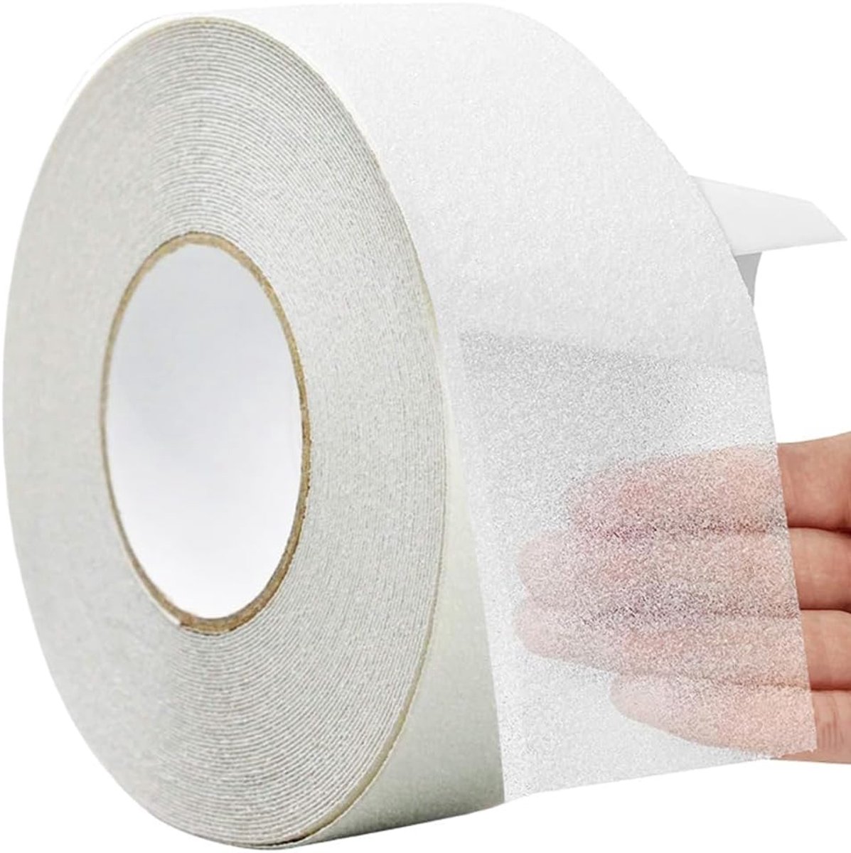 SnelShoppen - Anti-slip Tape 5cm×20m - Non-slip Grip, Schuur, Abrasieve Lijm voor Trap, Veiligheid, Trap Treden, Binnen, Buiten, Transparant