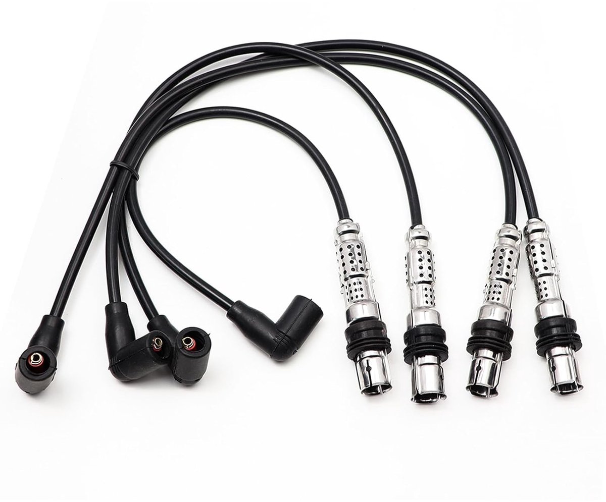 Ignition Cable Set, Ignition Cable Set, Ignition Coil for Golf 5 Plus, Golf 6, Beetle, Caddy Polo A1, A3, 8P, 8X - ShopVlot