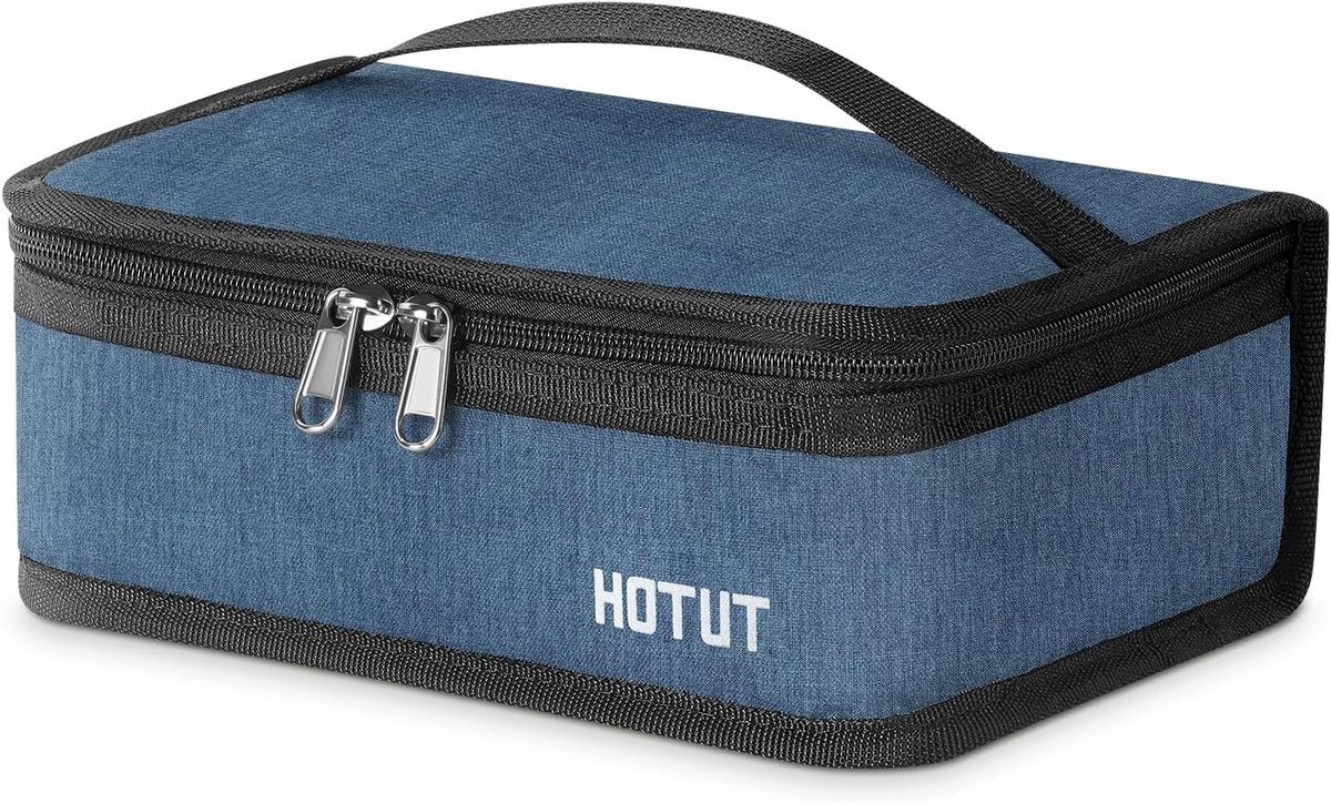 SnelShoppen - Lunchtas, Kleine Geïsoleerde Koeltas, Isolerende Picknicktas met Handvat, Opvouwbare Picknickhandtas, Geïsoleerde Tas voor Mannen en Vro