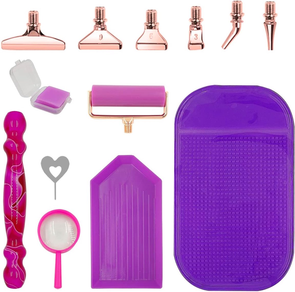 20 Stuks Diamond Art Pennen Kits, Schilderijen Accessoires Gereedschap Kits Met Roestvrij Stalen Metalen Tip Voor 5D Diamant Kunst DIY Kunst & Ambacht