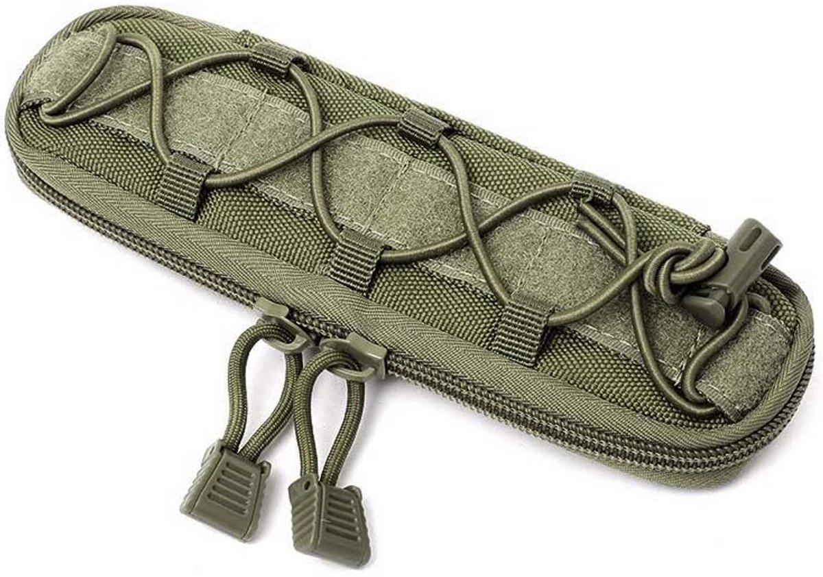 Tactische messentas, Molle zaklamp Holster Pouch Tool Tassen Case Eenvoudige Gun Houder Cartridge Clip Outdoor Multitool Nylon Pouch