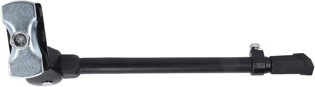 Kickstand, Verstelbare Aluminium Kickstands Waterdicht Anti Roest Slijtvast voor 24-27 Inch Road Mountainbikes (zwart)