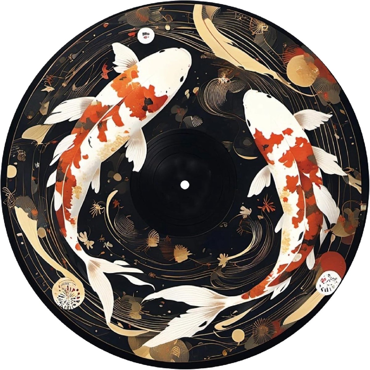 Draaitafel Mat Platenspeler Mat Vis 12 inch Verminderen Noise Pad Draaitafel Slipmat Antistatische Anti Slip Vilt Schotel Slip Mat Beschermende Mat voor Thuis Platenspelers