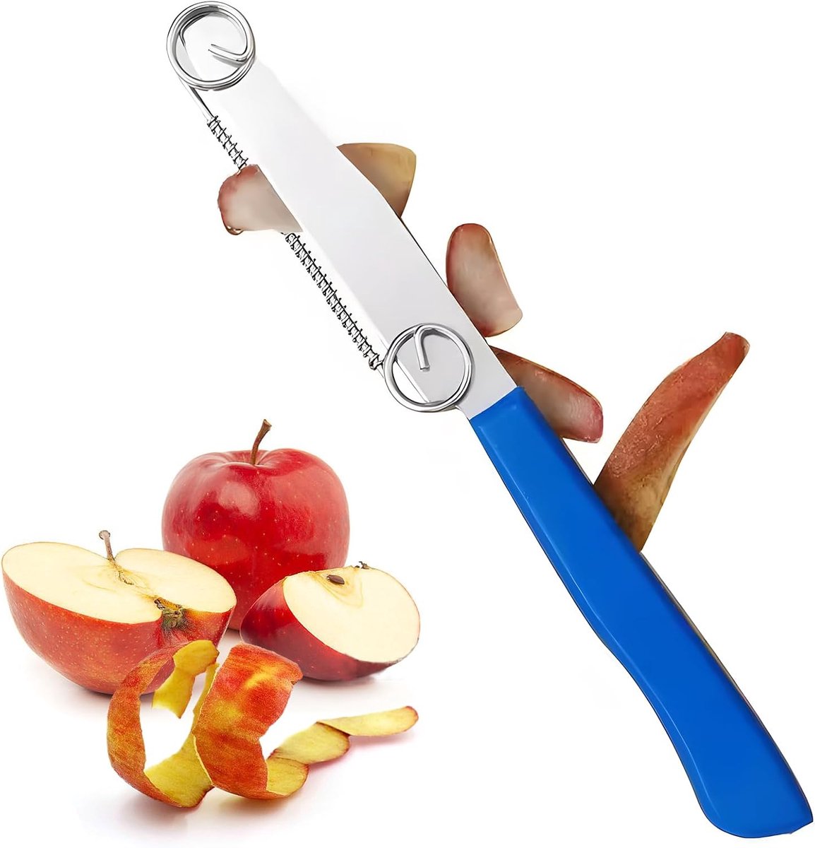 dellyy aardappel- en groenteschiller, schilmesje, schilmes, aardappelschiller, multifunctionele schiller, 3-in-1 multifunctionele dunschiller, julienne voor groenten en fruit