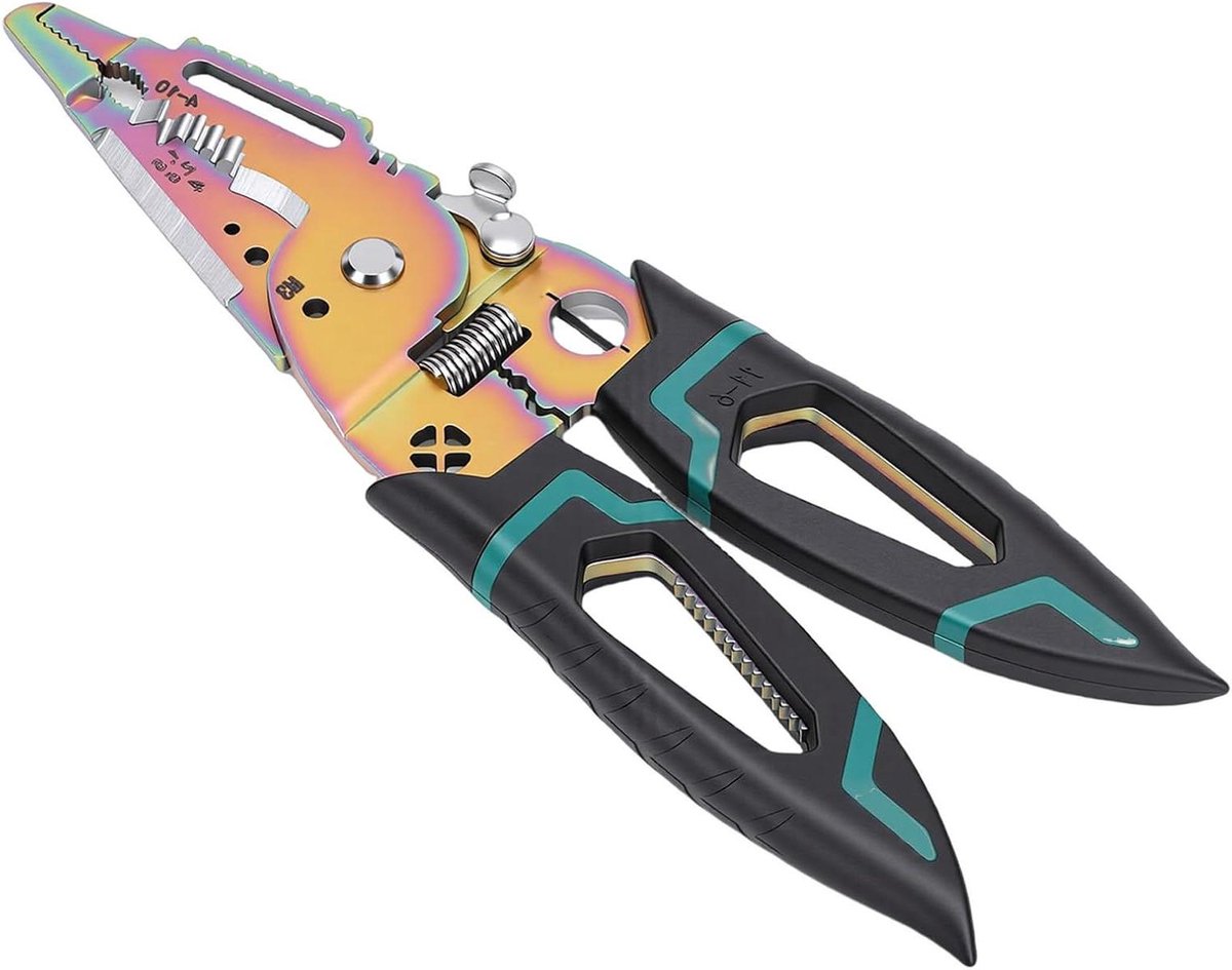 Draadstripper - Draadknipper Stripper - Kabels Bewerken - 3-in-1 Functie - Niet gespecificeerd - Zilver